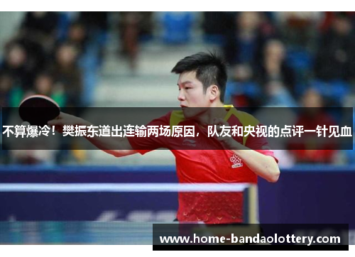 不算爆冷！樊振东道出连输两场原因，队友和央视的点评一针见血